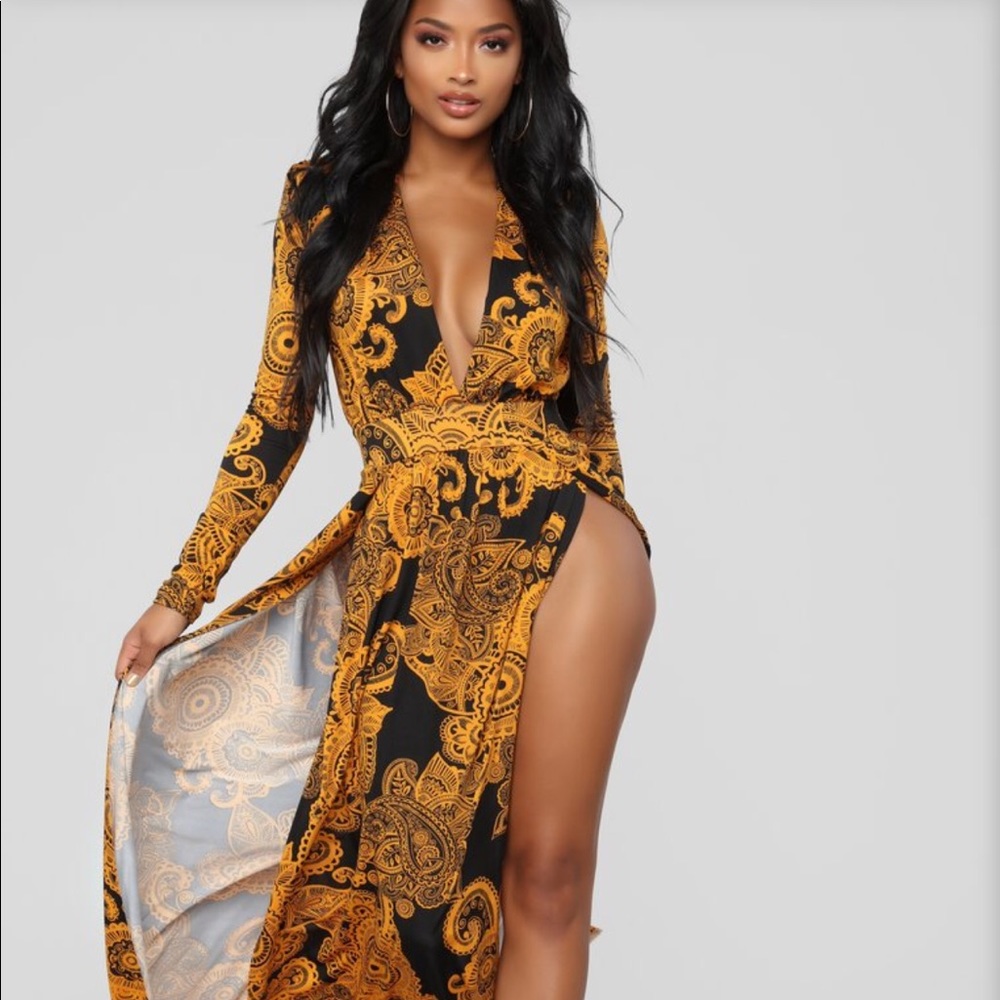 Fashion nova maxi sexy dress
